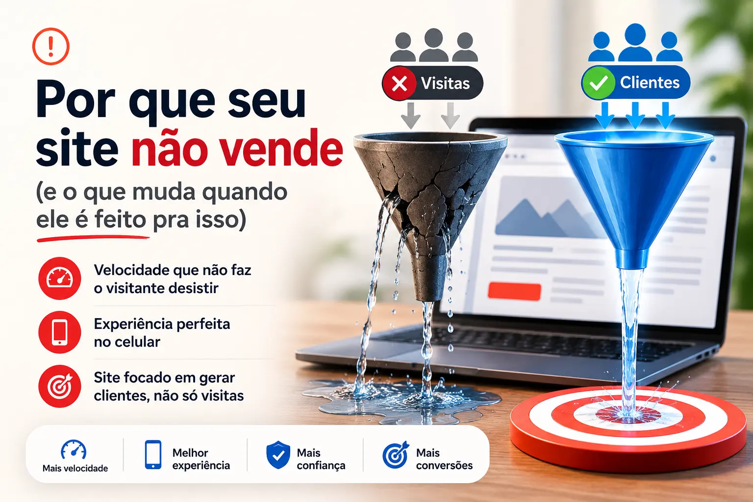 Por que seu site não vende (e o que muda quando ele é feito pra isso)